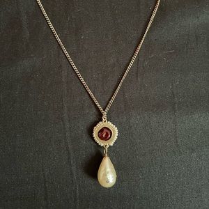 Chanel Faux Pearl Necklace.